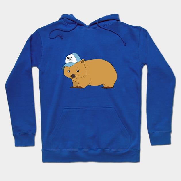 Wombat - nap time Hoodie by WatershipBound